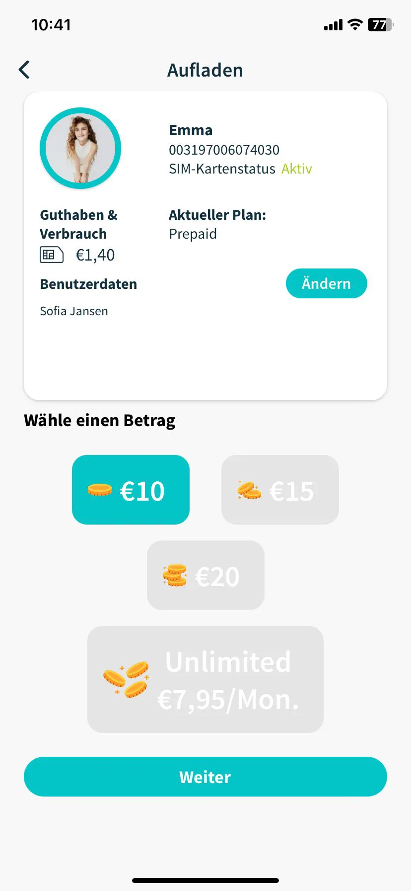 One2track app functies3